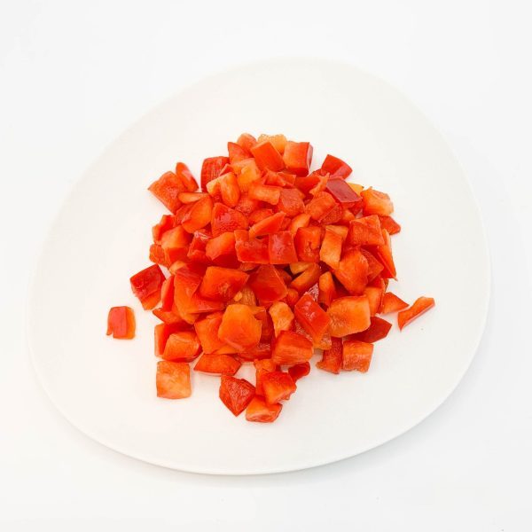 paprika rood blokjes 20/20