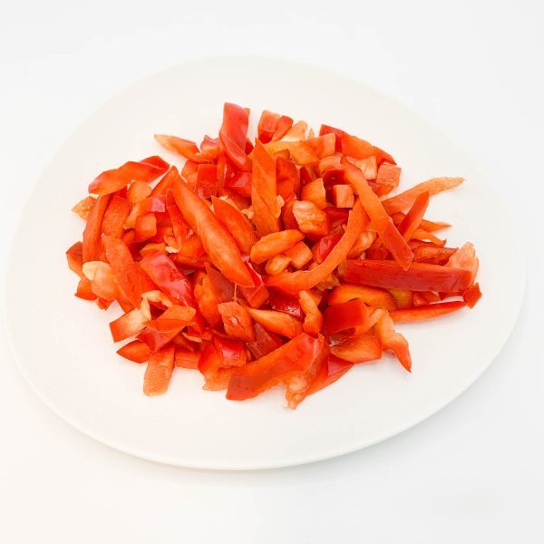 paprika rood reepjes 8mm